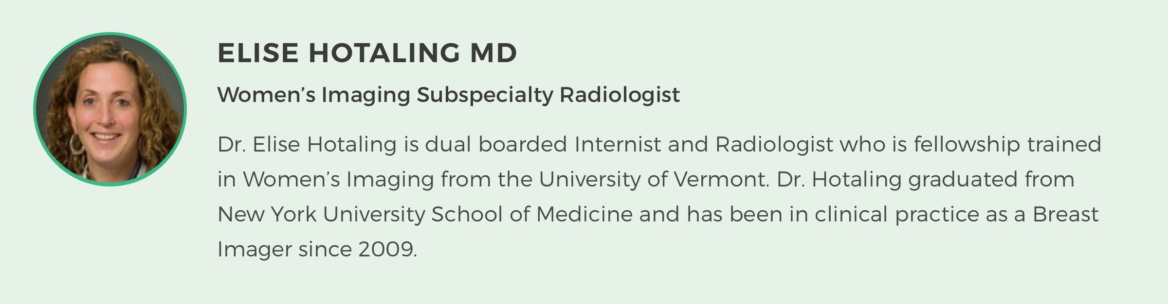 Fibroglandular Density - What Every Woman Should Know 3 elise-hotaling-bio.jpg